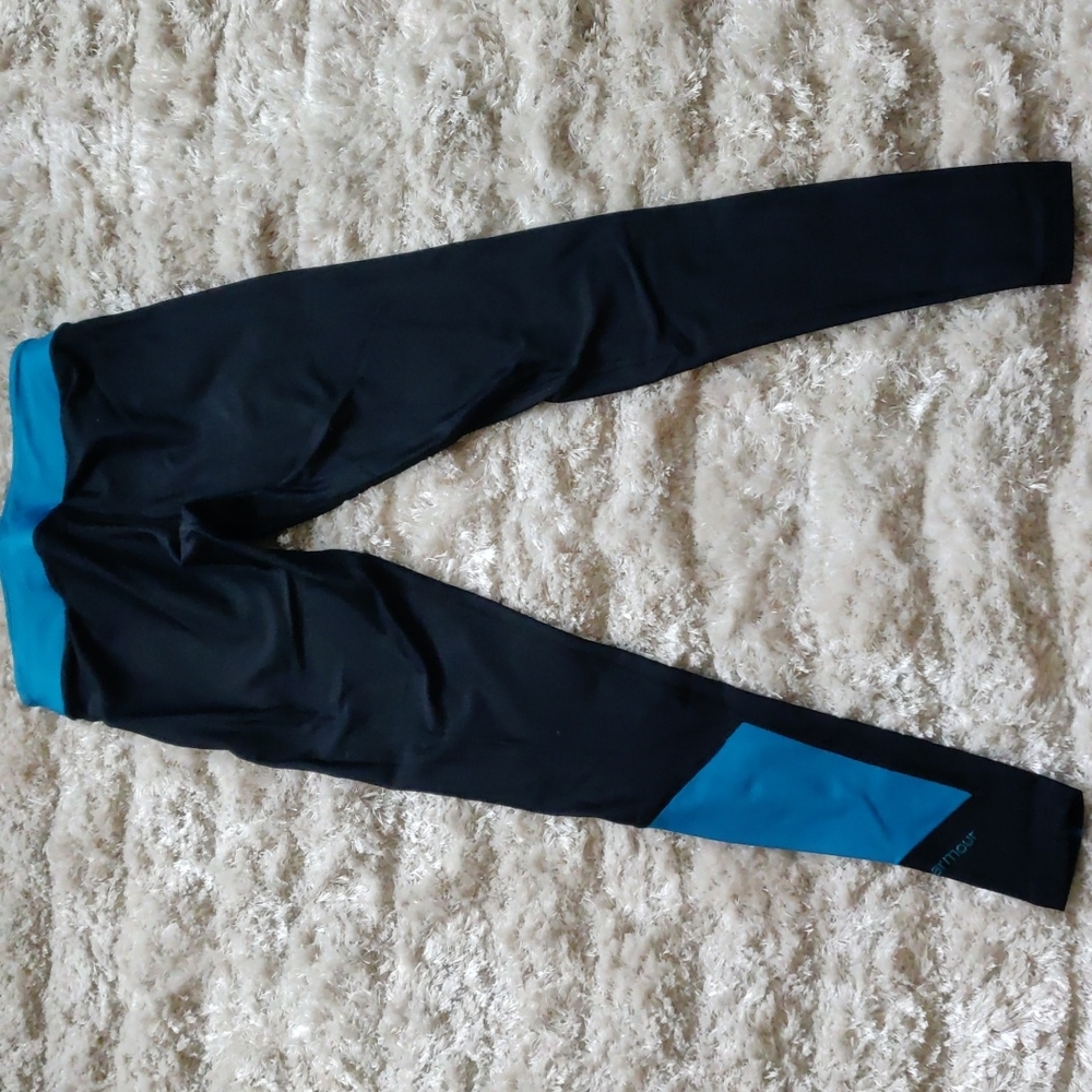 Euc Under Armour Colorblock Compression Leggings - image 3